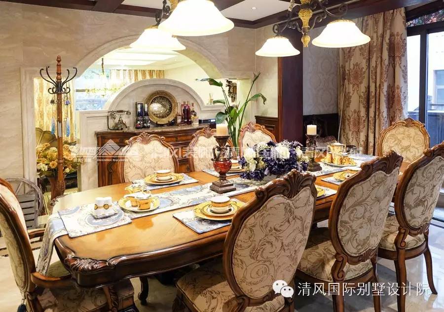 實拍清風裝飾，美式古典樣板房，體味得體有度的優(yōu)雅