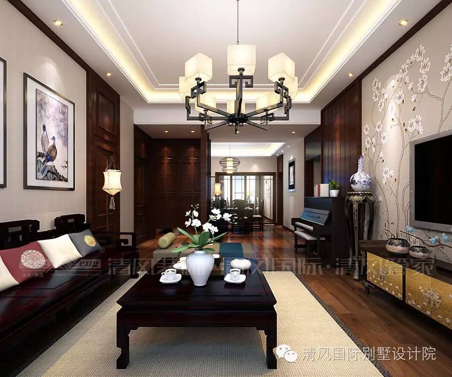 新中式家裝設(shè)計，在溫雅含蓄中，修身養(yǎng)性。