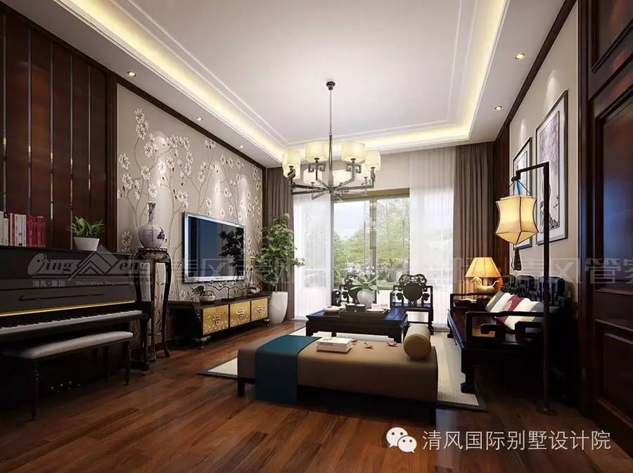 新中式家裝設(shè)計，在溫雅含蓄中，修身養(yǎng)性。