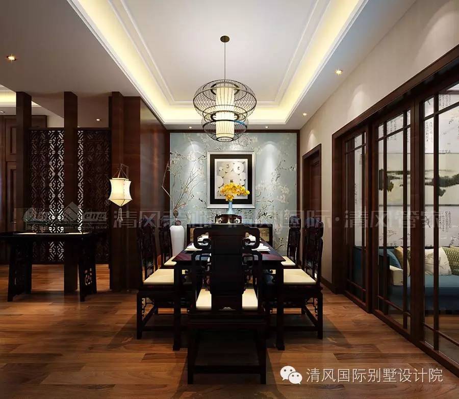 新中式家裝設(shè)計，在溫雅含蓄中，修身養(yǎng)性。