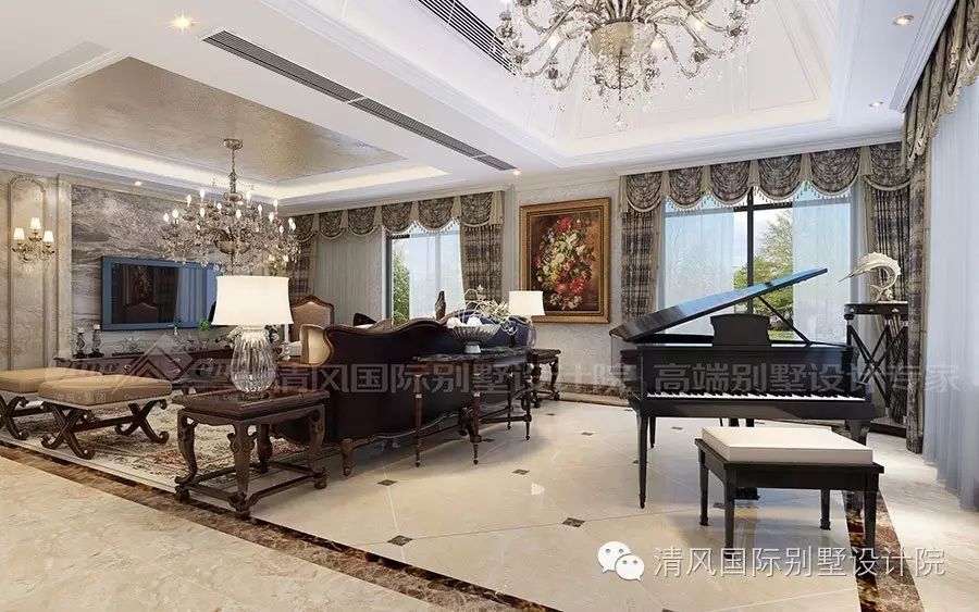 用美式家裝強(qiáng)大的包容性，表現(xiàn)生活中的優(yōu)雅、隨性。