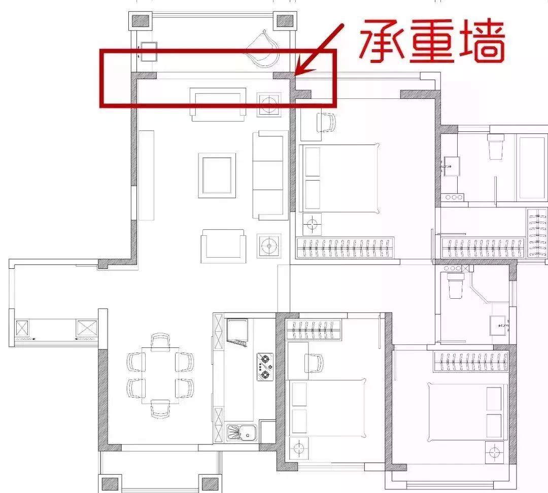 陽(yáng)臺(tái)空間納入客廳后，讓小家輕松變大5㎡！