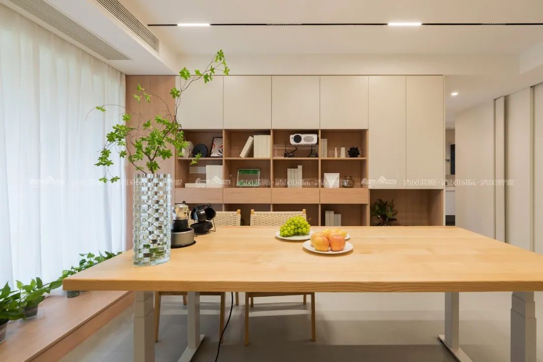 賞·析|120㎡原木奶油風(fēng)，恬靜優(yōu)雅，溫柔可觸